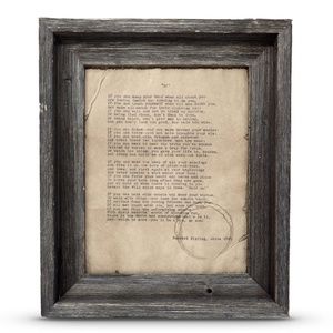 If Poem by Rudyard Kipling | Vintage Barnwood